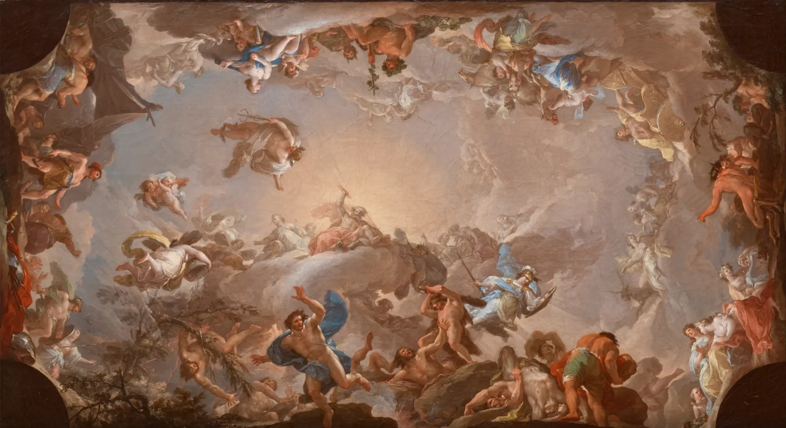 Francisco Bayeu, Olympe, bataille contre les Géants