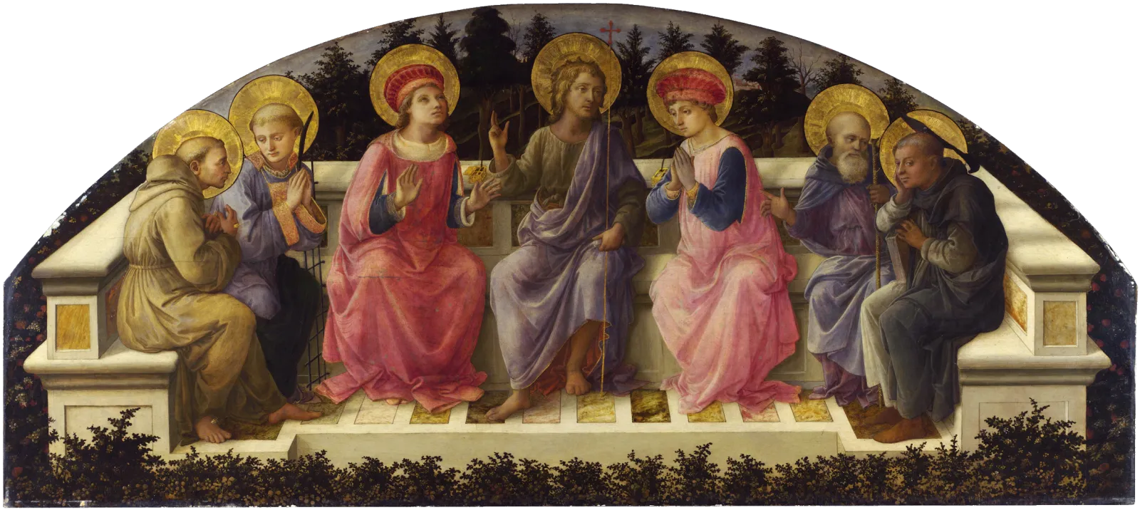 Fra Filippo Lippi, Sept Saints