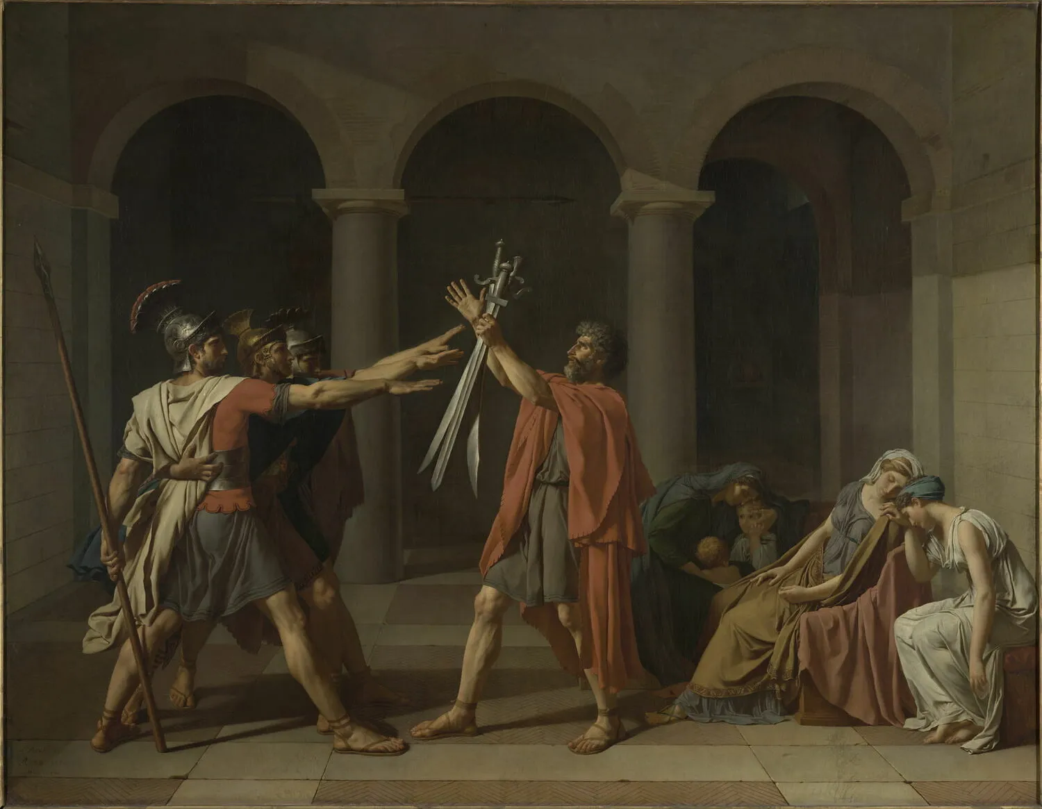 David, Le serment des Horaces