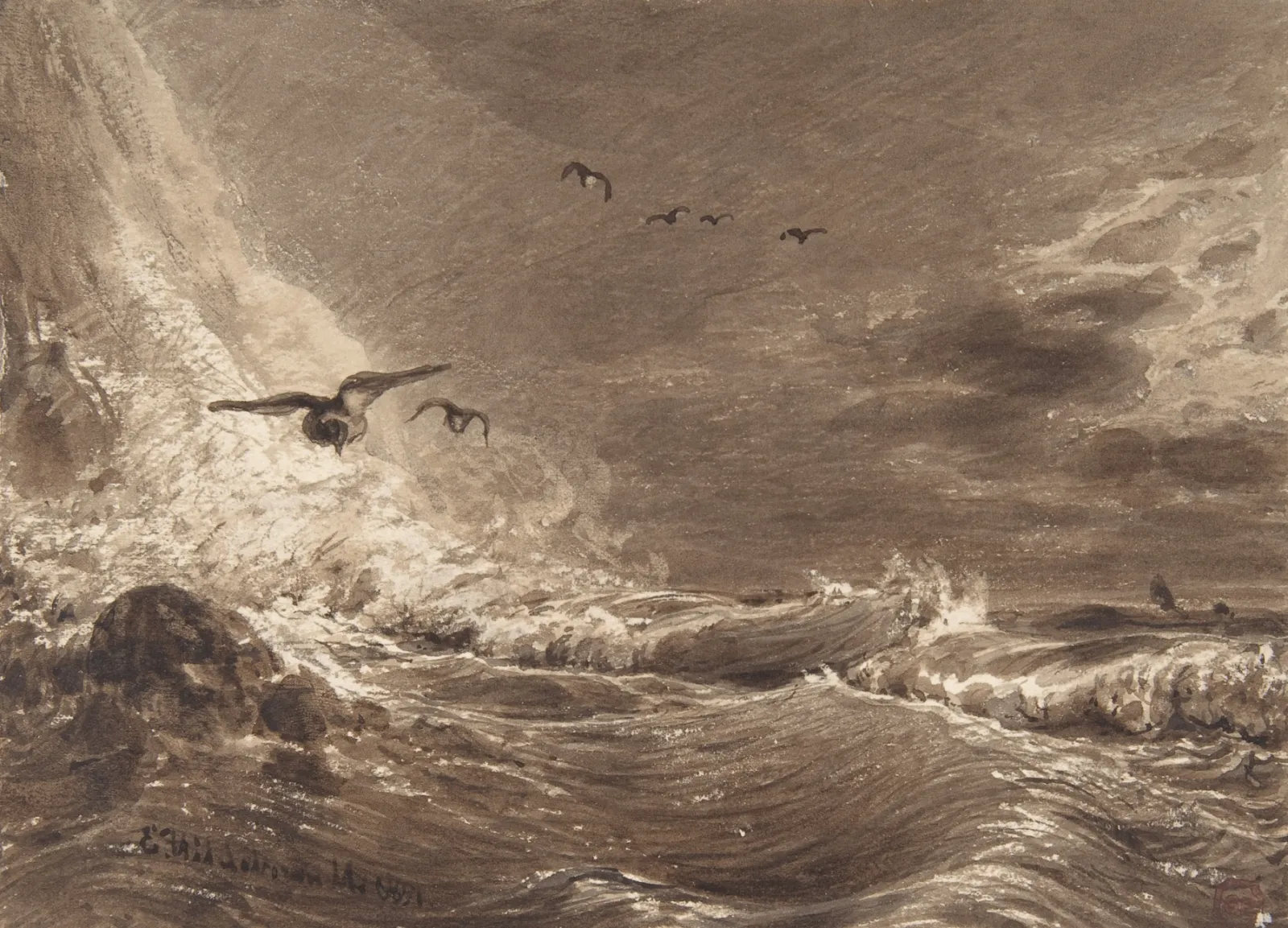 Hildebrandt, Mer agitée
