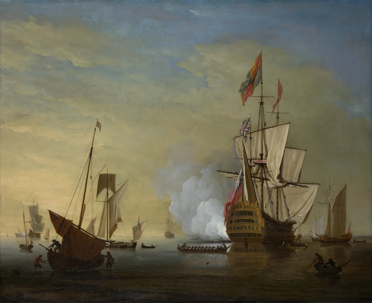 Monamy, Scène de port