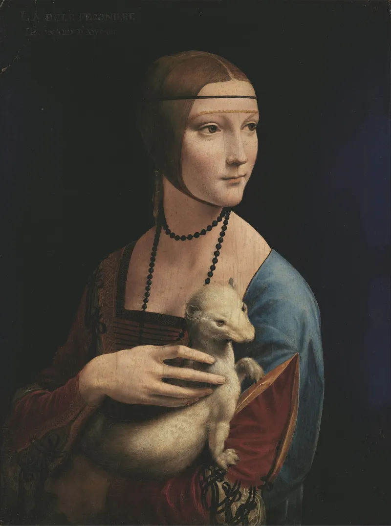 Léonard de Vinci Dame à l'hermine