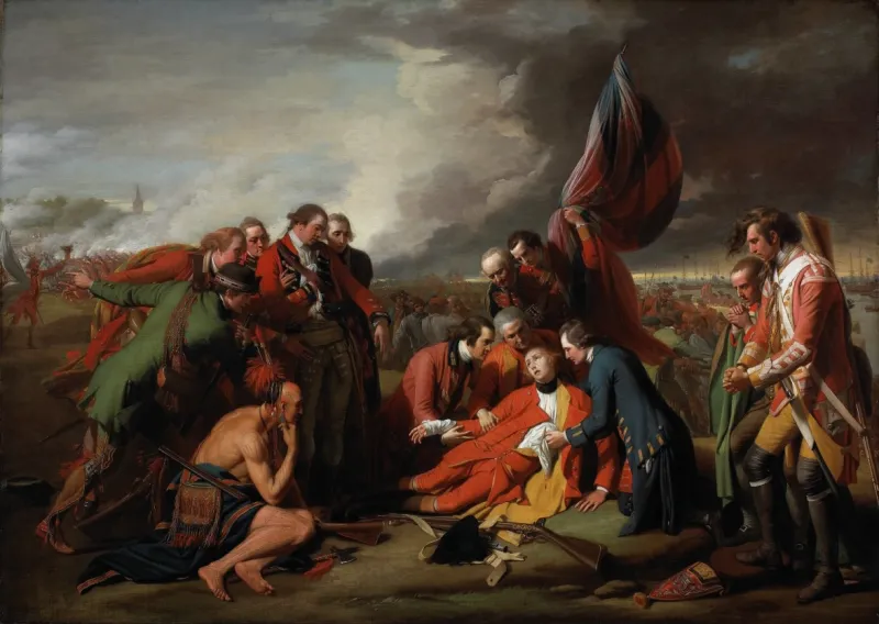 La mort du général Wolfe