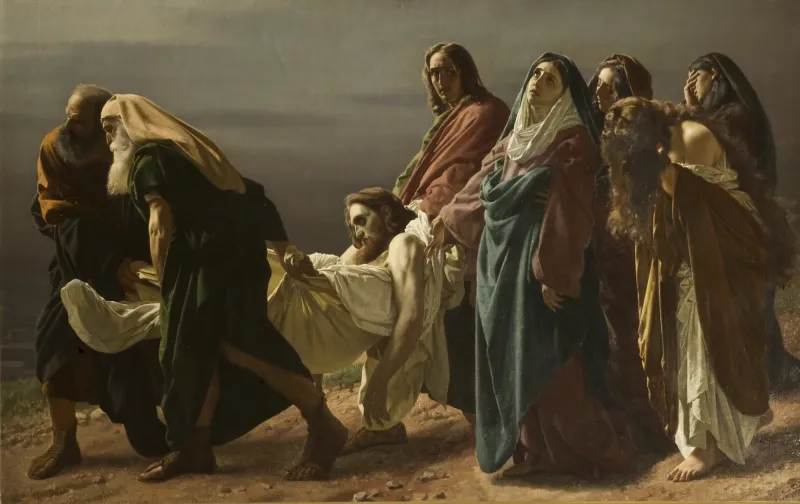 Ciseri, Mise au tombeau