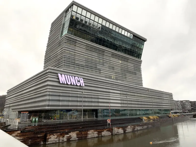 Façade du Musée Munch à Oslo