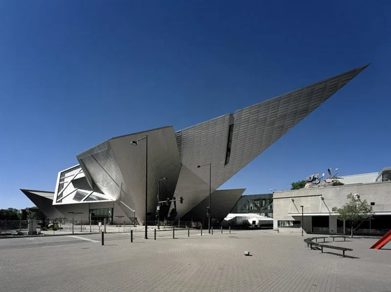 Vue d'un des bâtiments du musée d'art de Denver