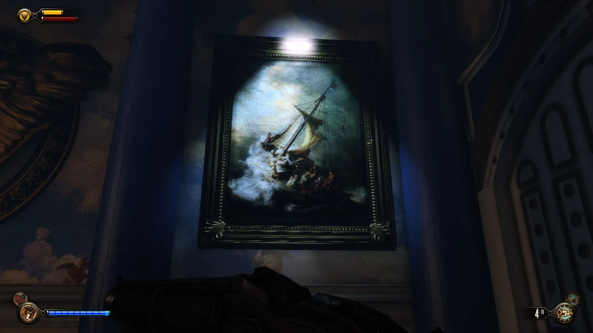 Bioschok Infinite Rembrant Christ dans la tempête