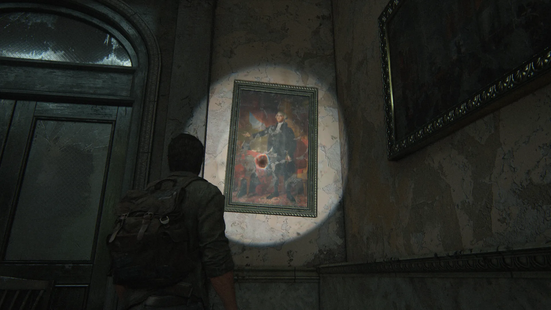The Last of Us P1, Portrait de George Washington par Gilbert Stuart