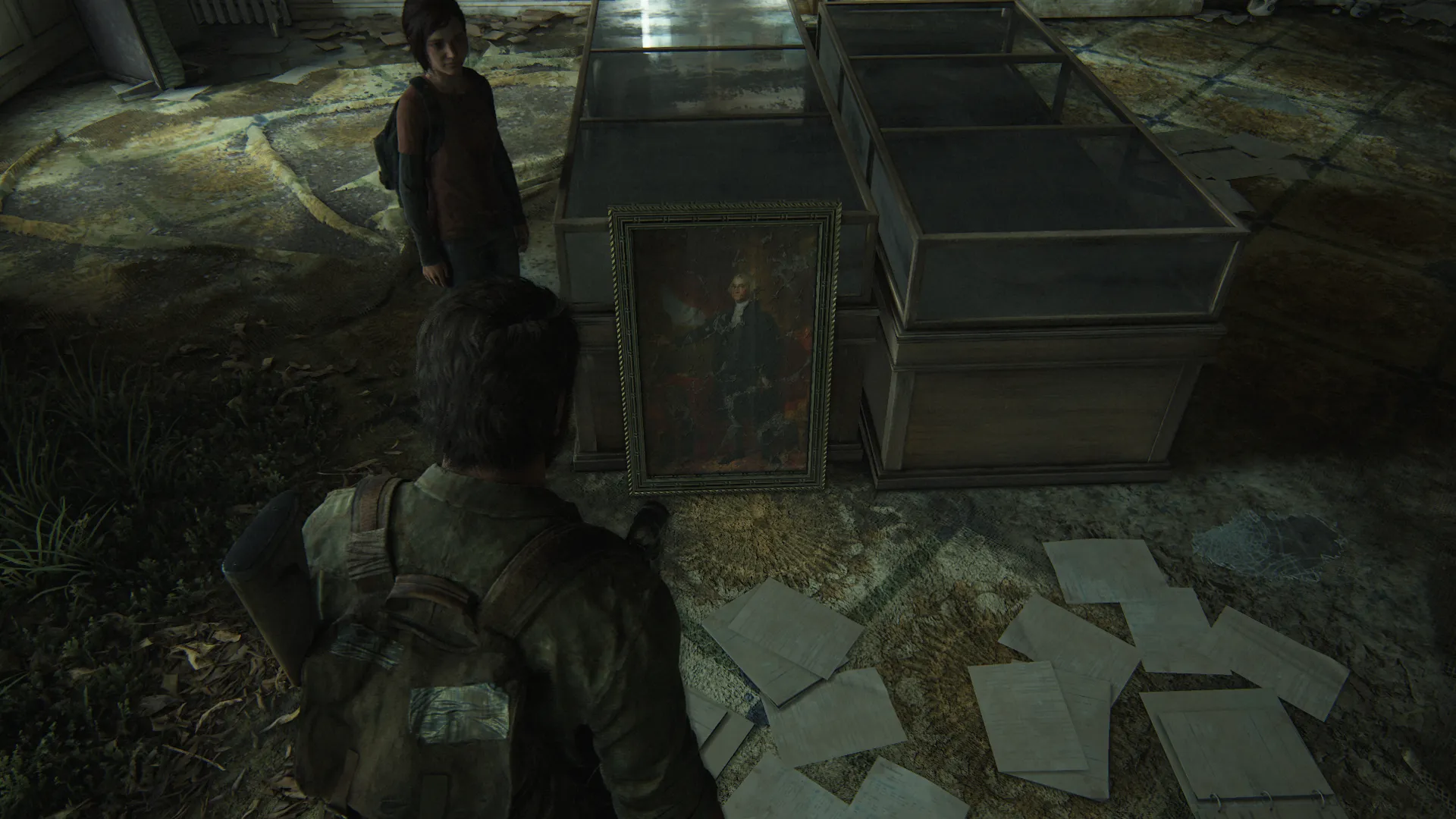 The Last of Us P1, Portrait de George Washington par Gilbert Stuart
