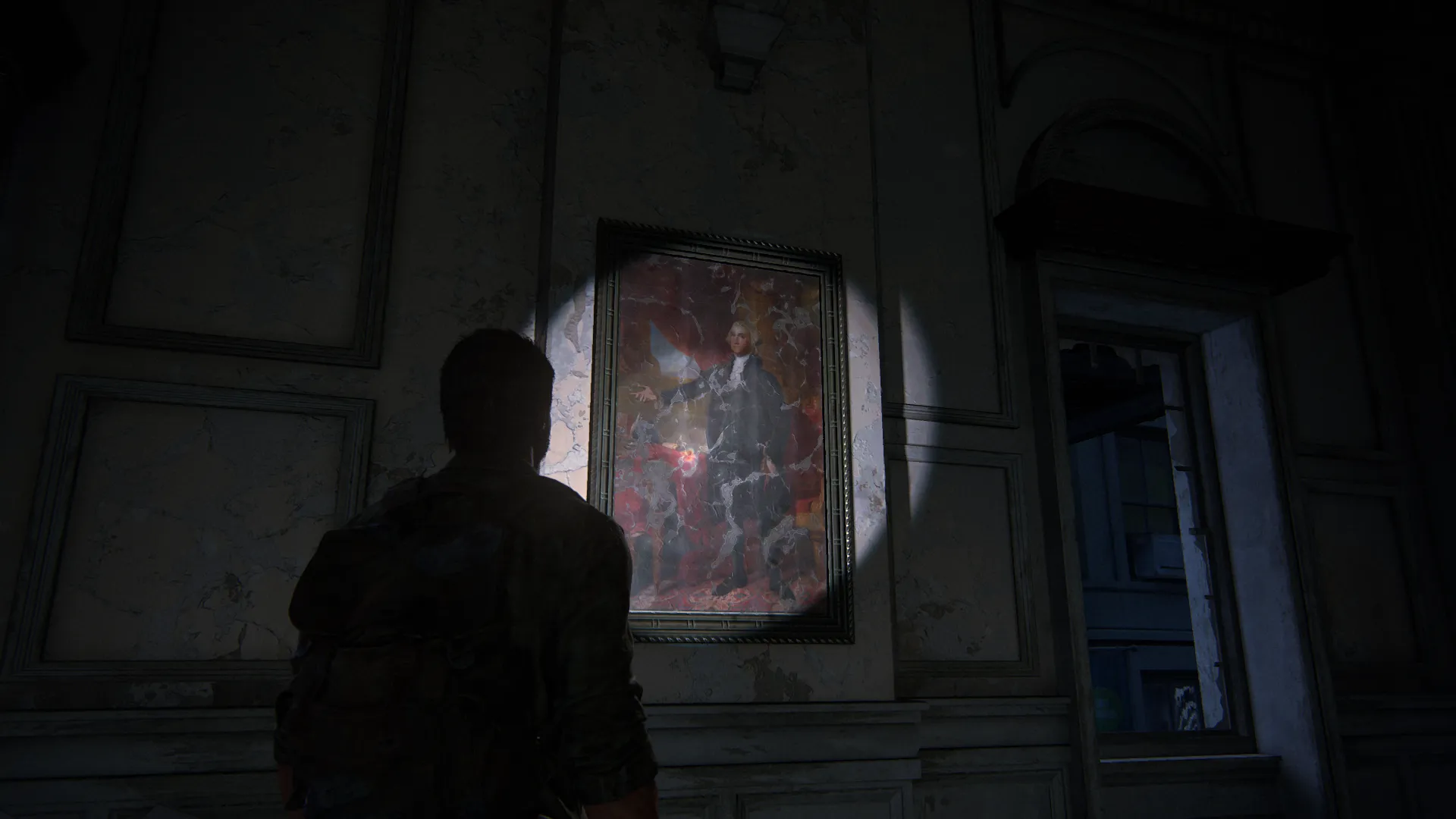 The Last of Us P1, Portrait de George Washington par Gilbert Stuart