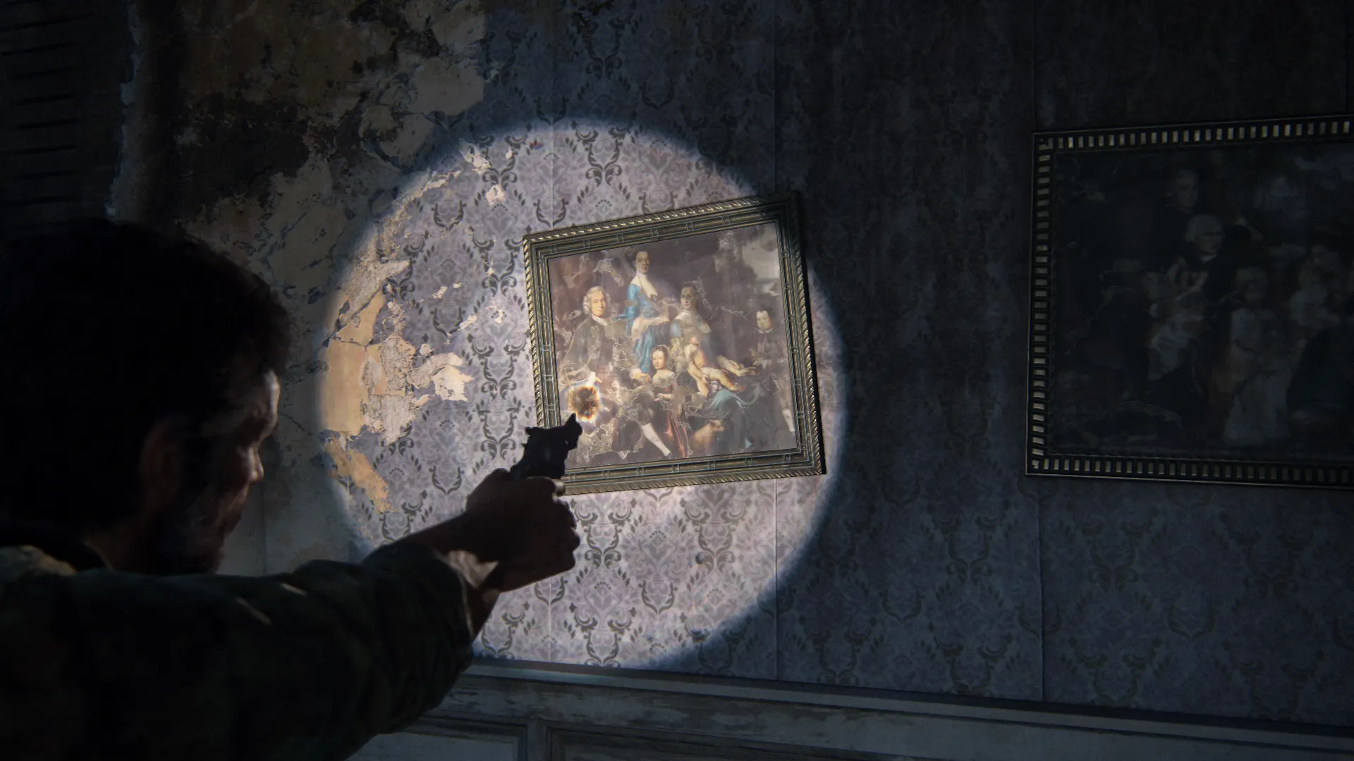 The Last of Us Part I, portrait de la famille Gordon par Henry Benbridge