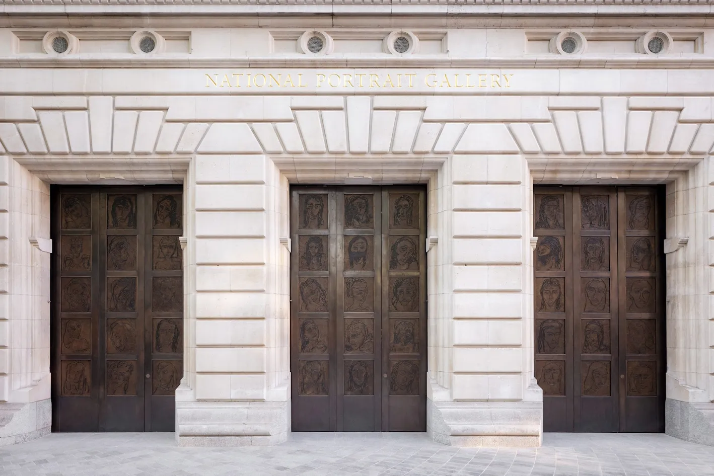 Façade de la National Portrait Gallery de Londres