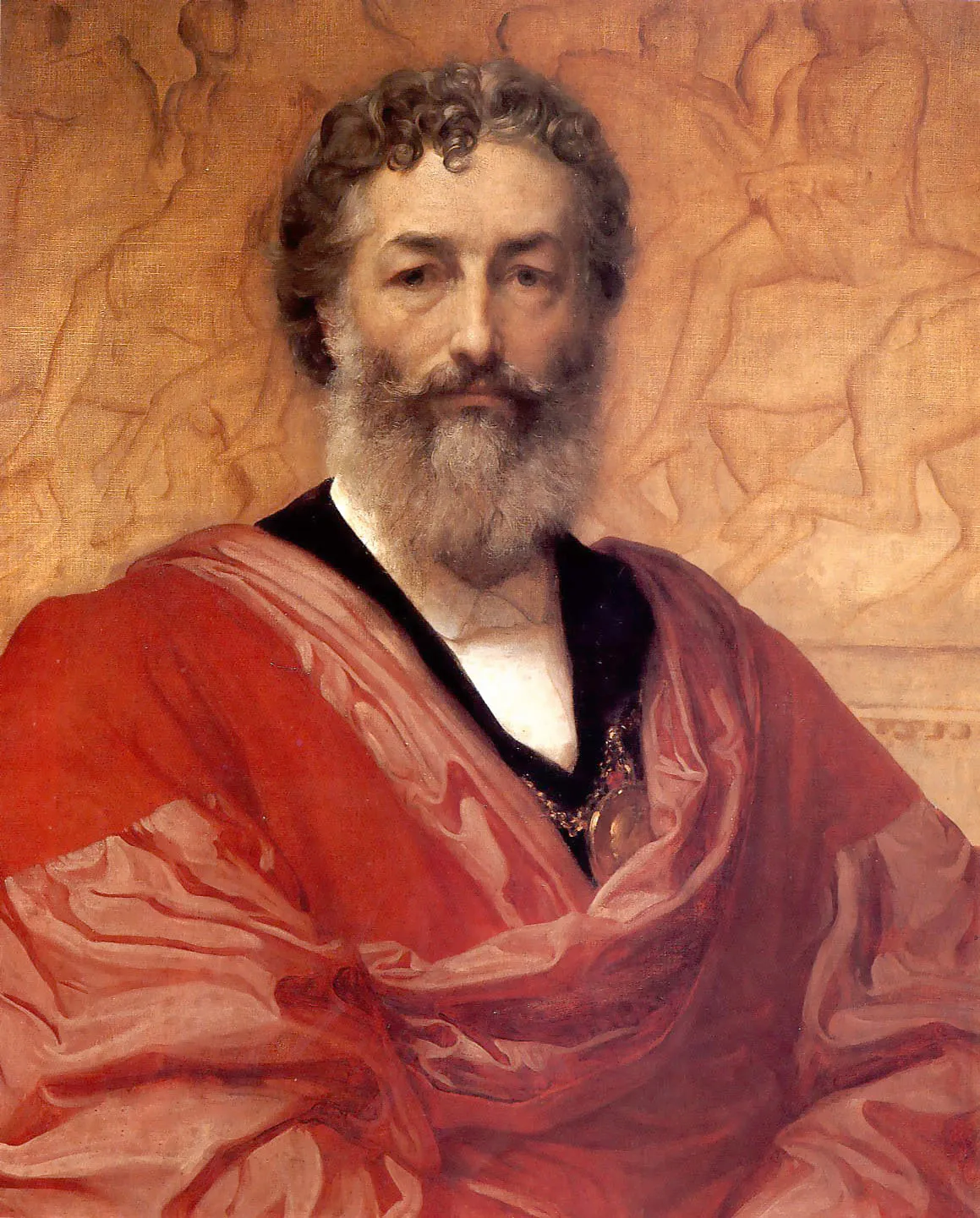 Autoportrait du peintre Frederic Leighton