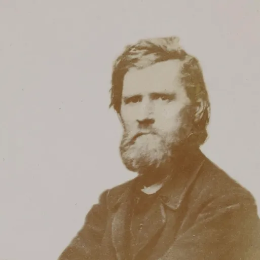 C. C. Kough, Portrait de David Gilmour Blythe (détail)