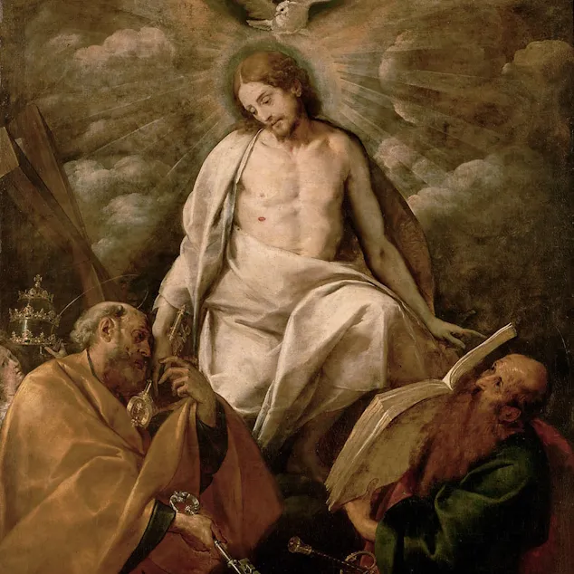 Le Christ apparaissant à saint Pierre et saint Paul